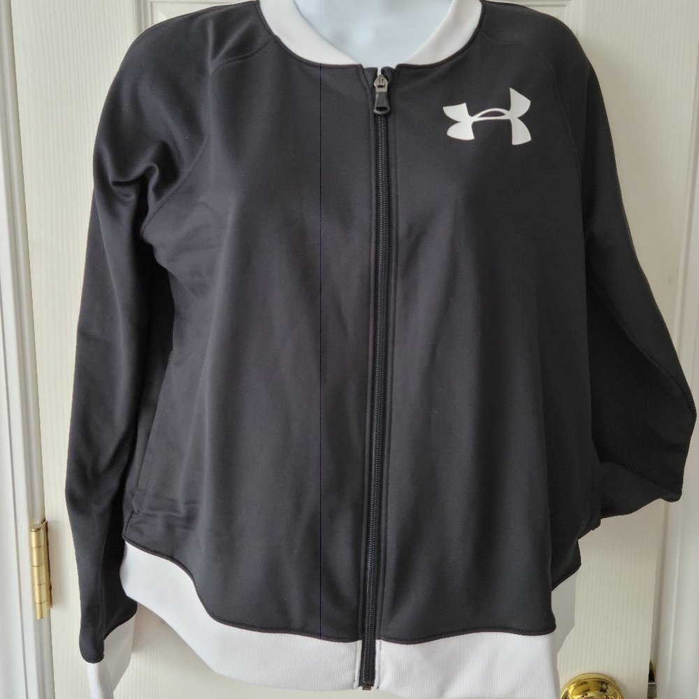NWT Sz Yth Large Under Armour full zip track jacket